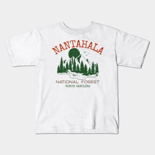 Nantahala National Forest Kids T-Shirt